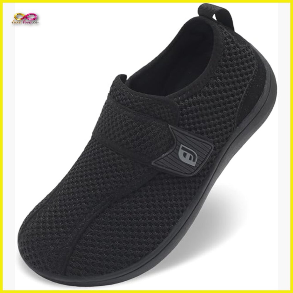 Zero Drop Walking Sneakers Adjustable Upper Comfo… - image 1